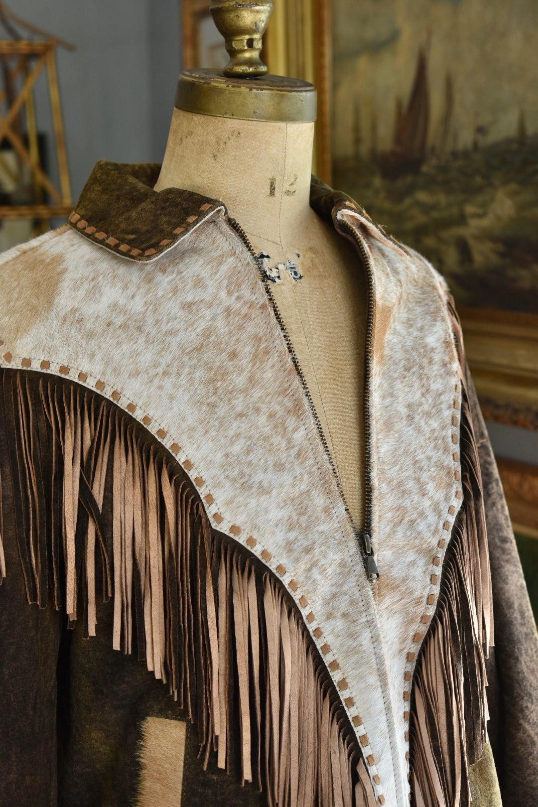 Tasha Polizzi Cropped Suede Jacket