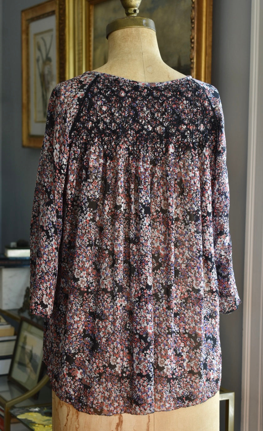 Ulla Johnson Floral Silk Blouse