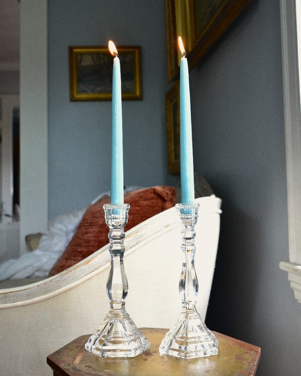 Tiffany Hampton Crystal Candleholders