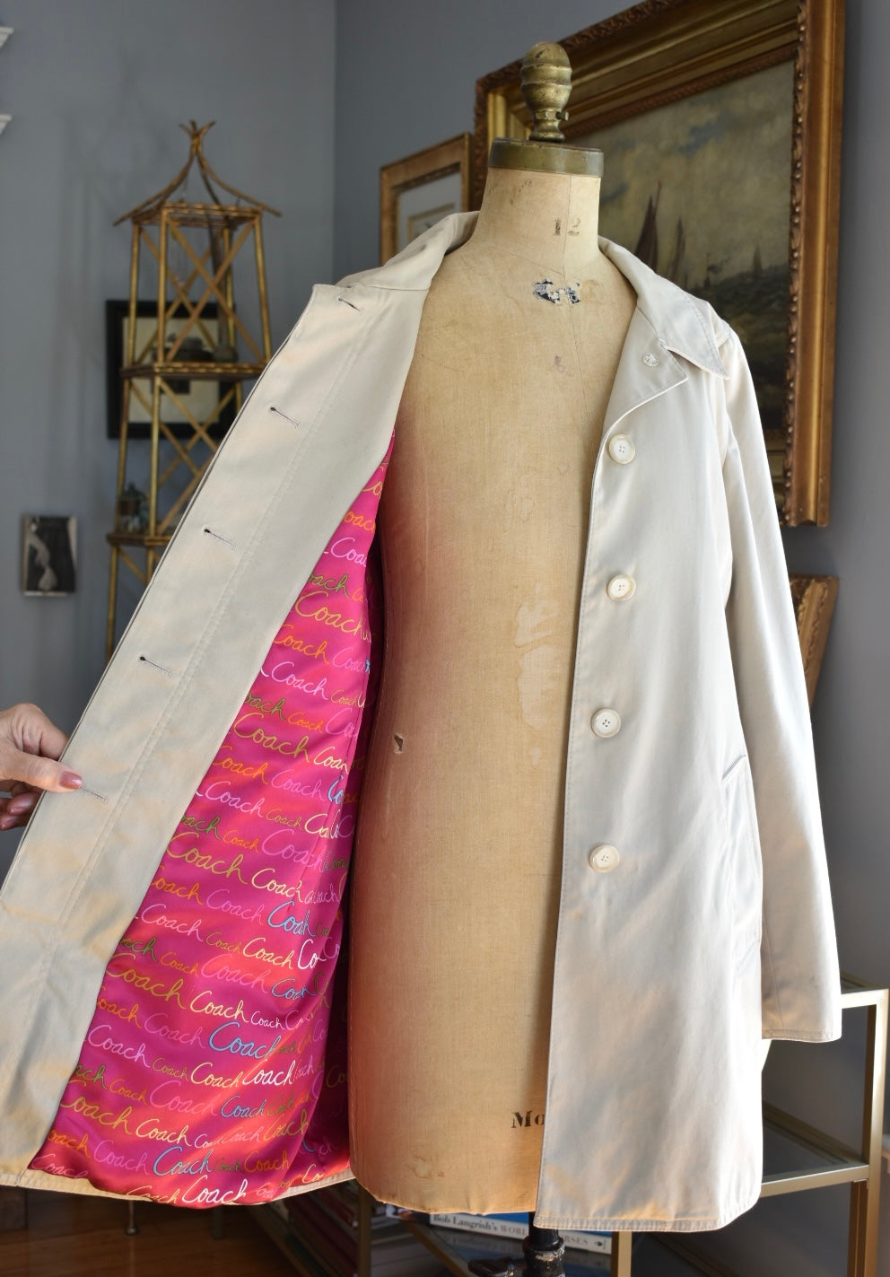 Coach Raincoat