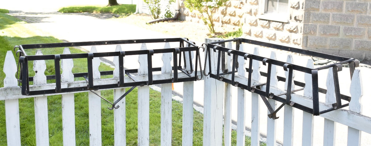 Pair of Wrought Iron Window Boxes