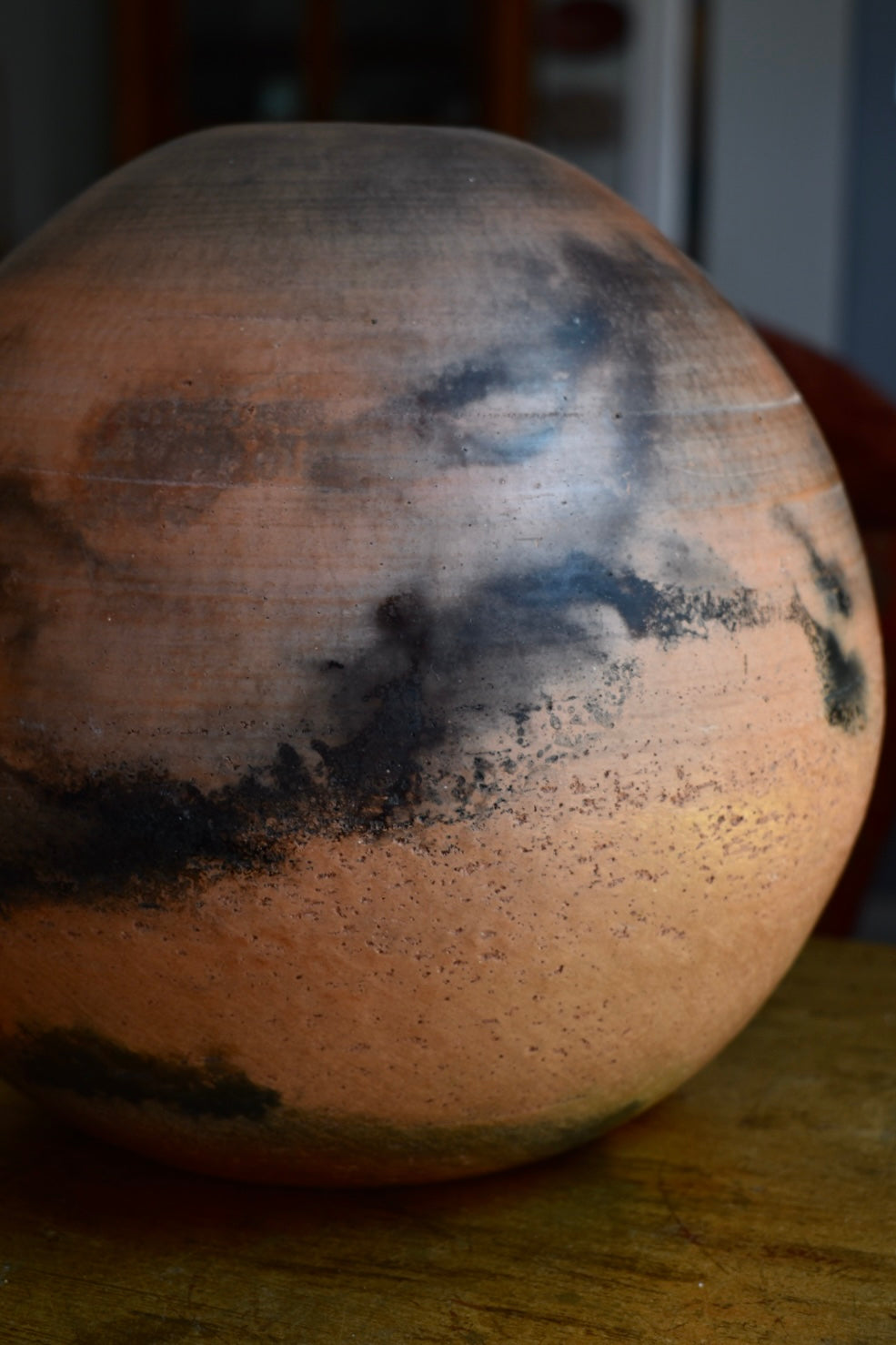 Raku Vase