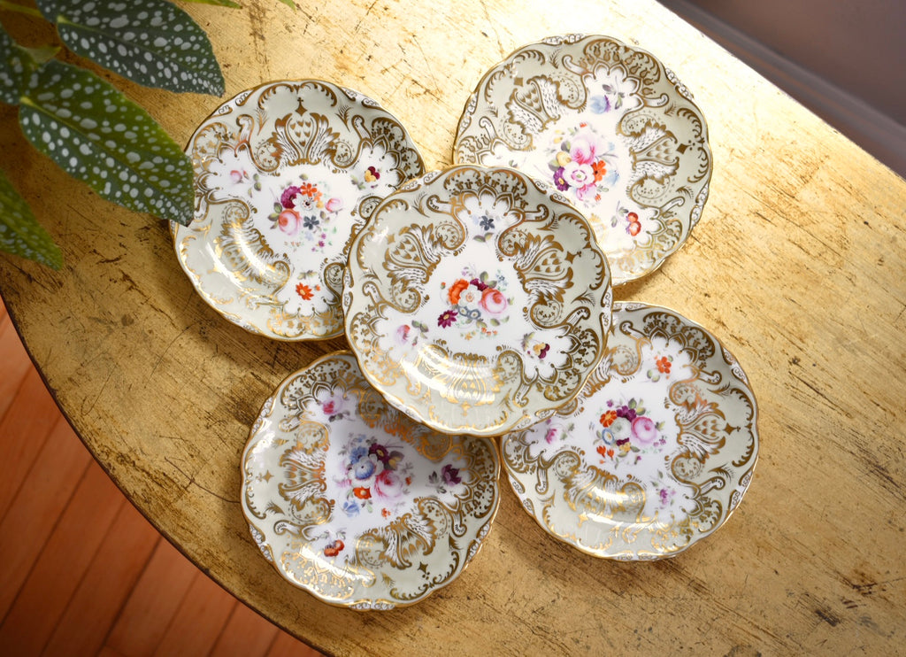 Gilded Teacup Plates