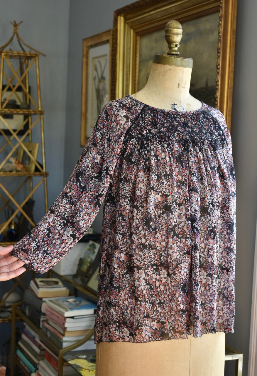 Ulla Johnson Floral Silk Blouse