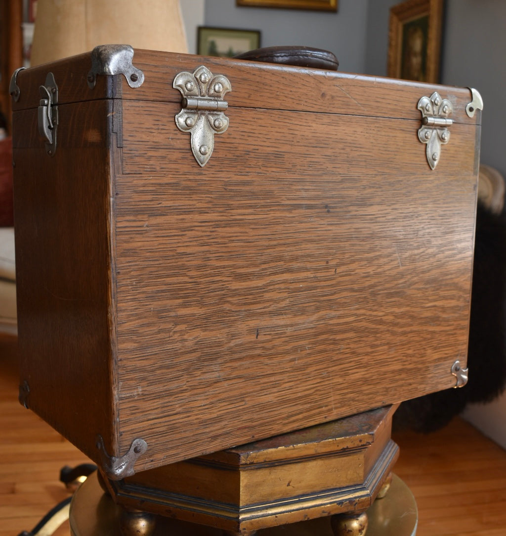 Oak Machinist's Chest