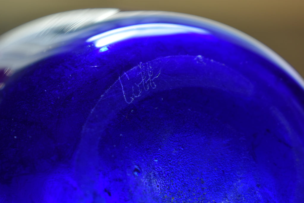 Bruce Cobb Art Glass Vase