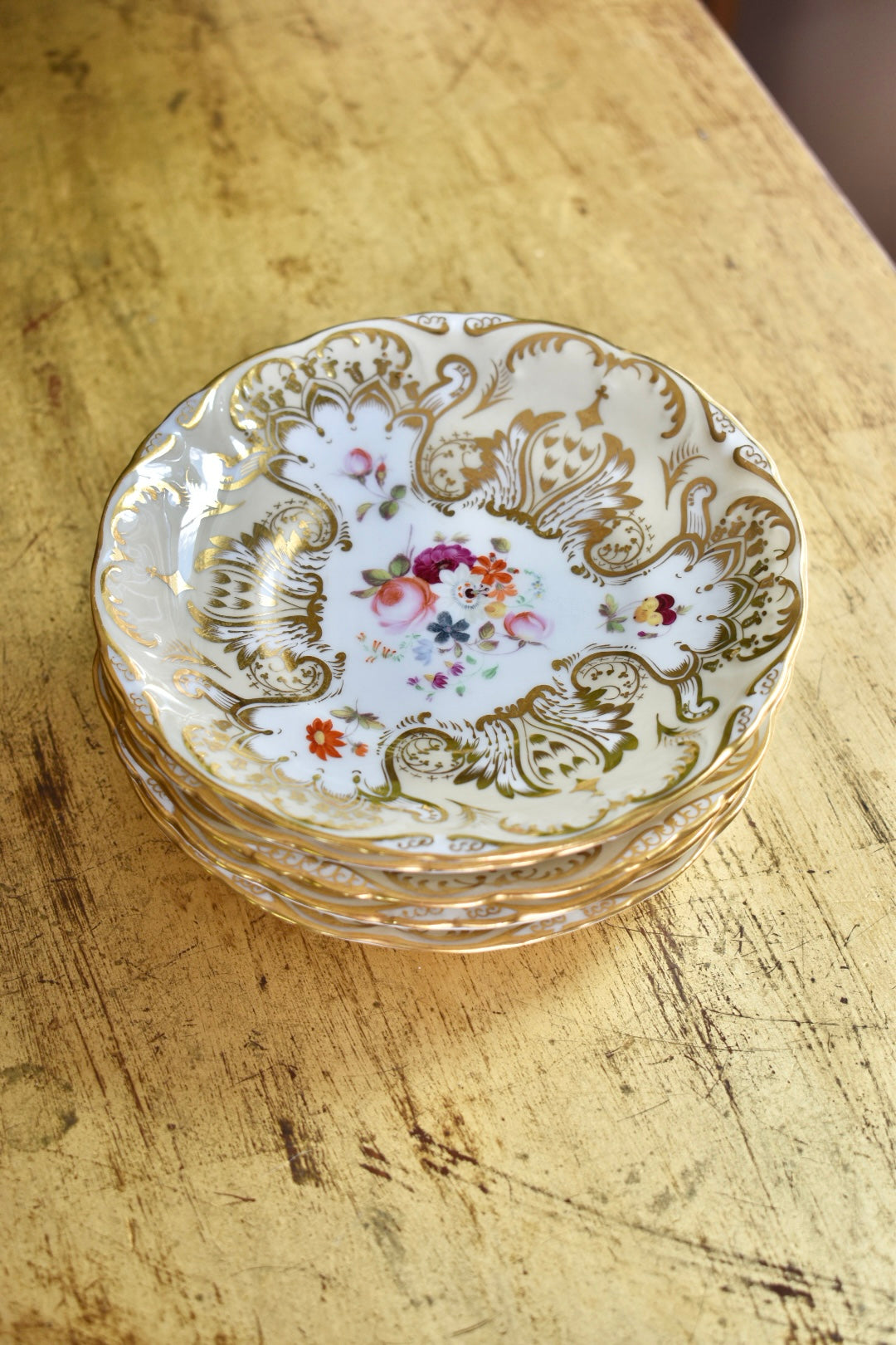 Gilded Teacup Plates