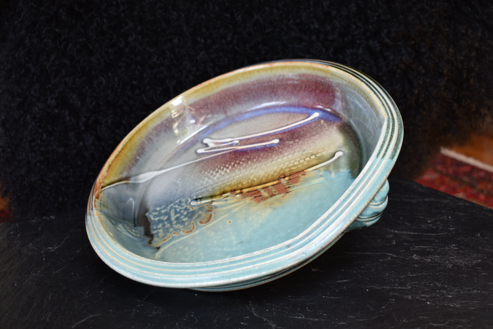 Large Pottery Serving Dish