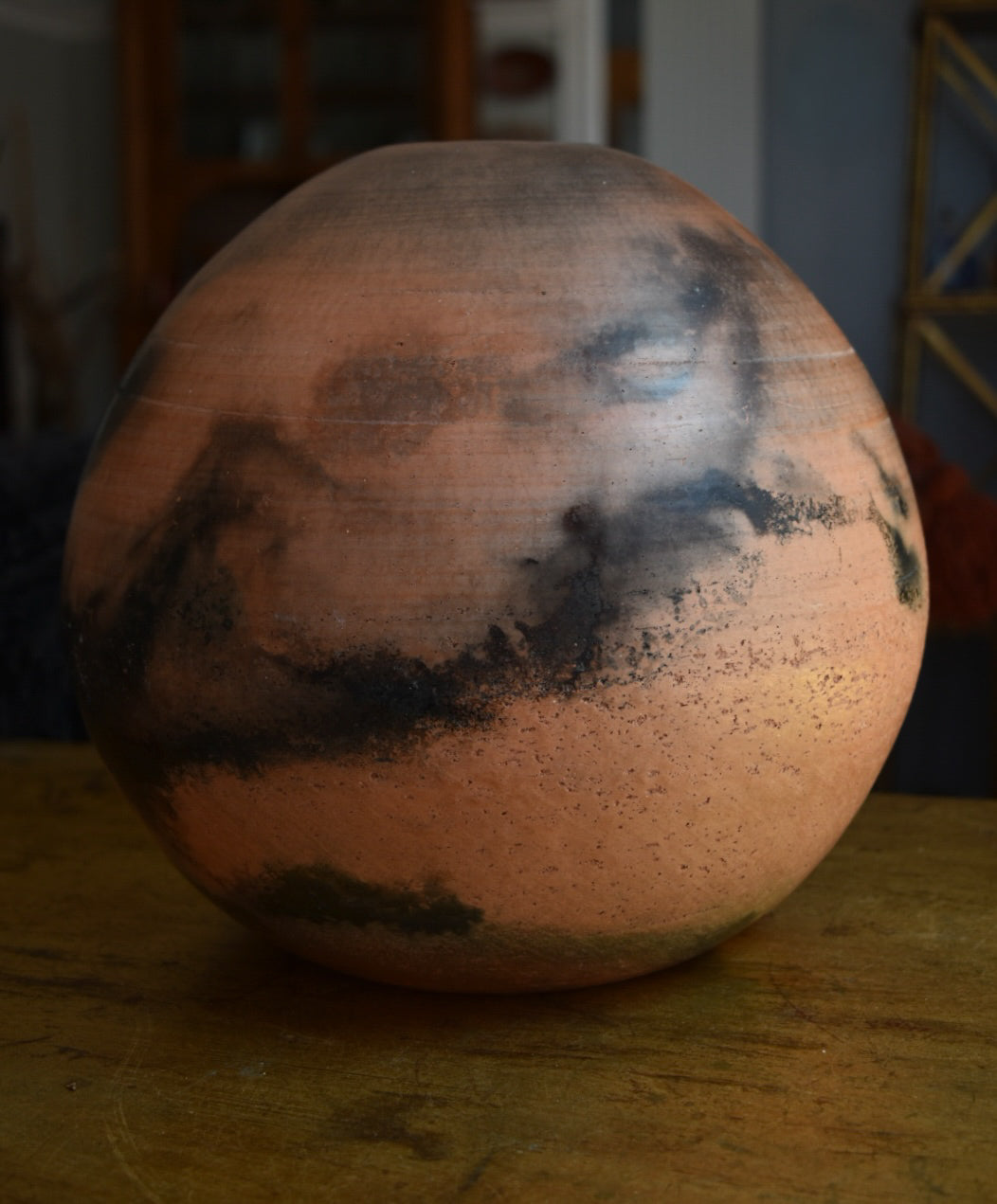 Raku Vase