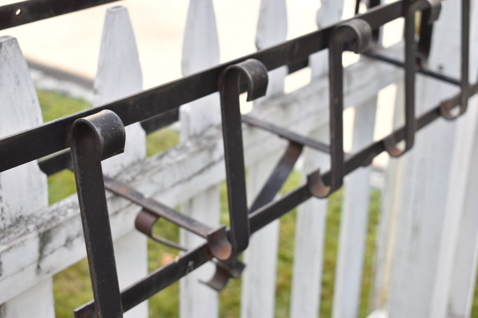 Pair of Wrought Iron Window Boxes