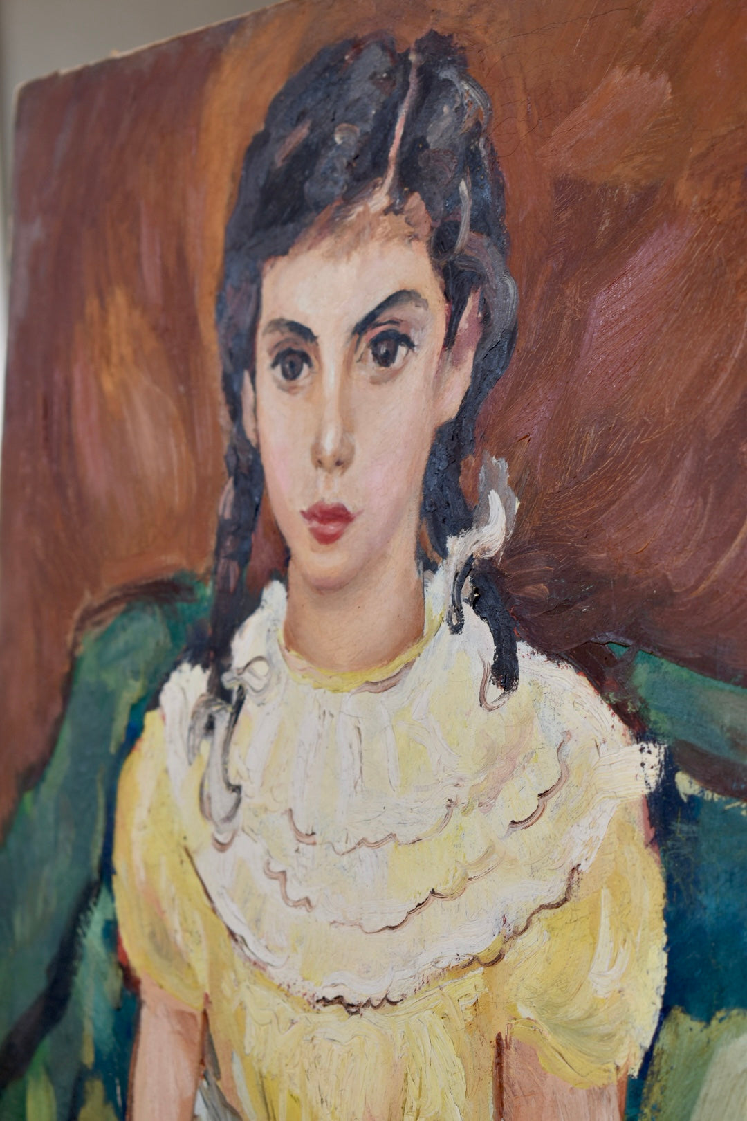 Oil Painting of Young Girl