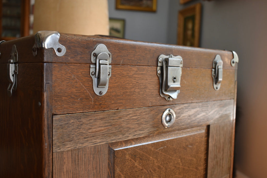 Oak Machinist's Chest