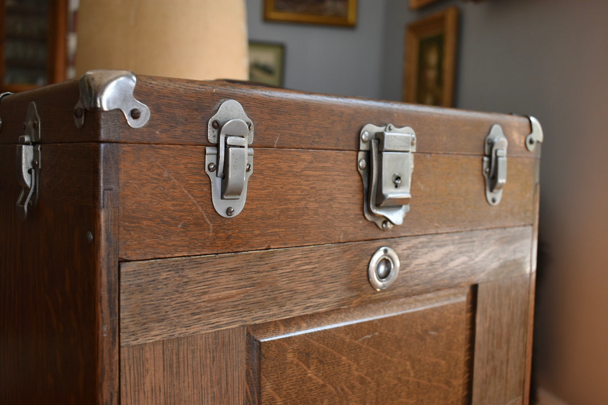Oak Machinist's Chest