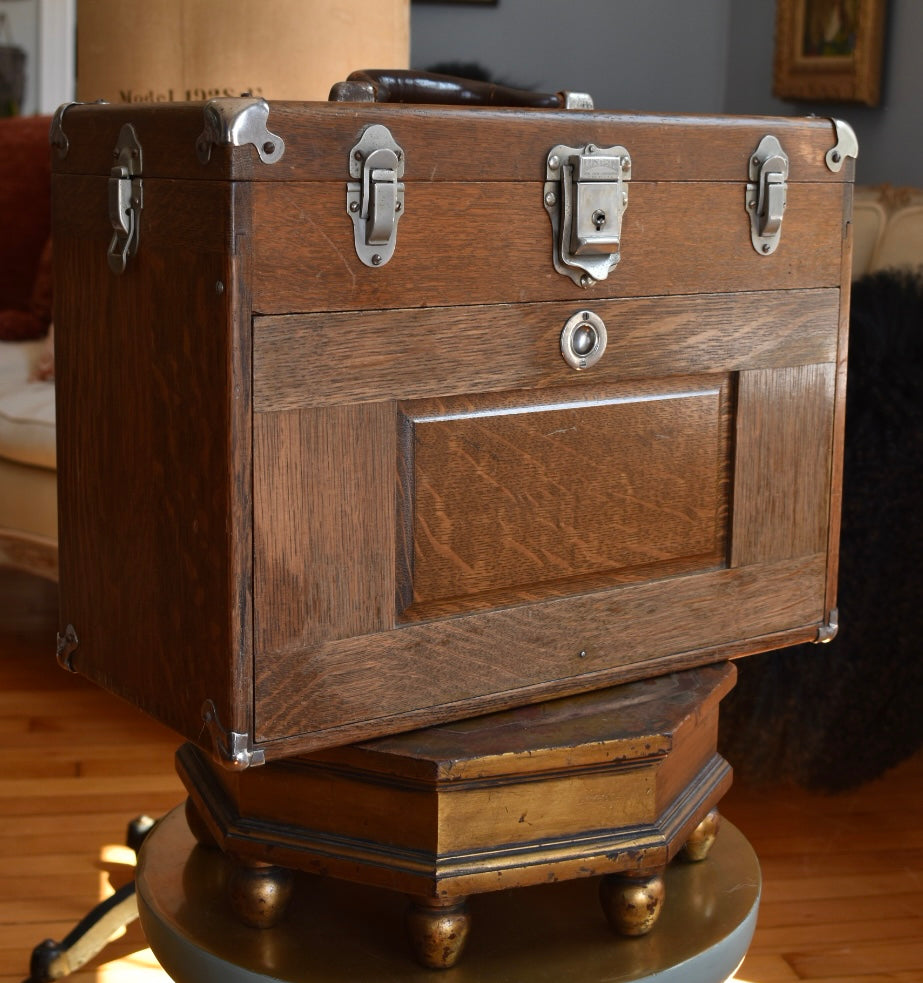 Oak Machinist's Chest
