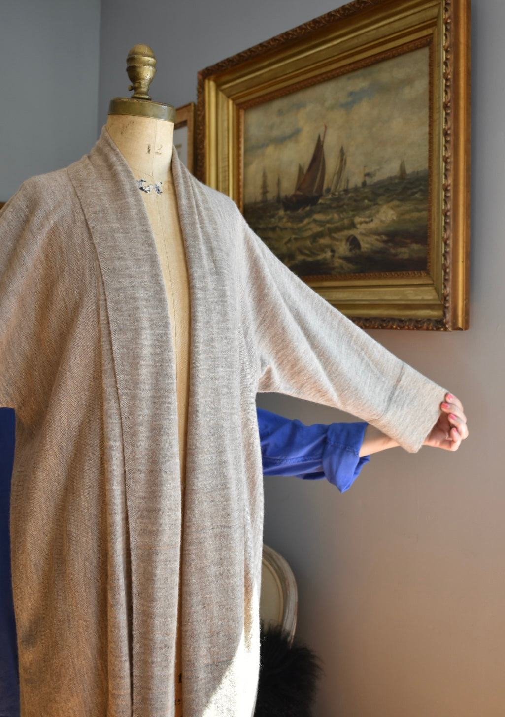 Eileen Fisher Royal Alpaca Cardigan