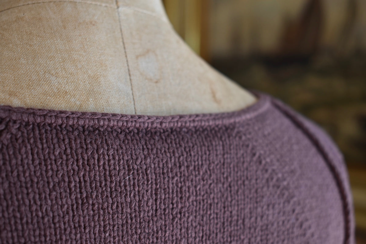 Wrap London Chocolate Cotton Sweater