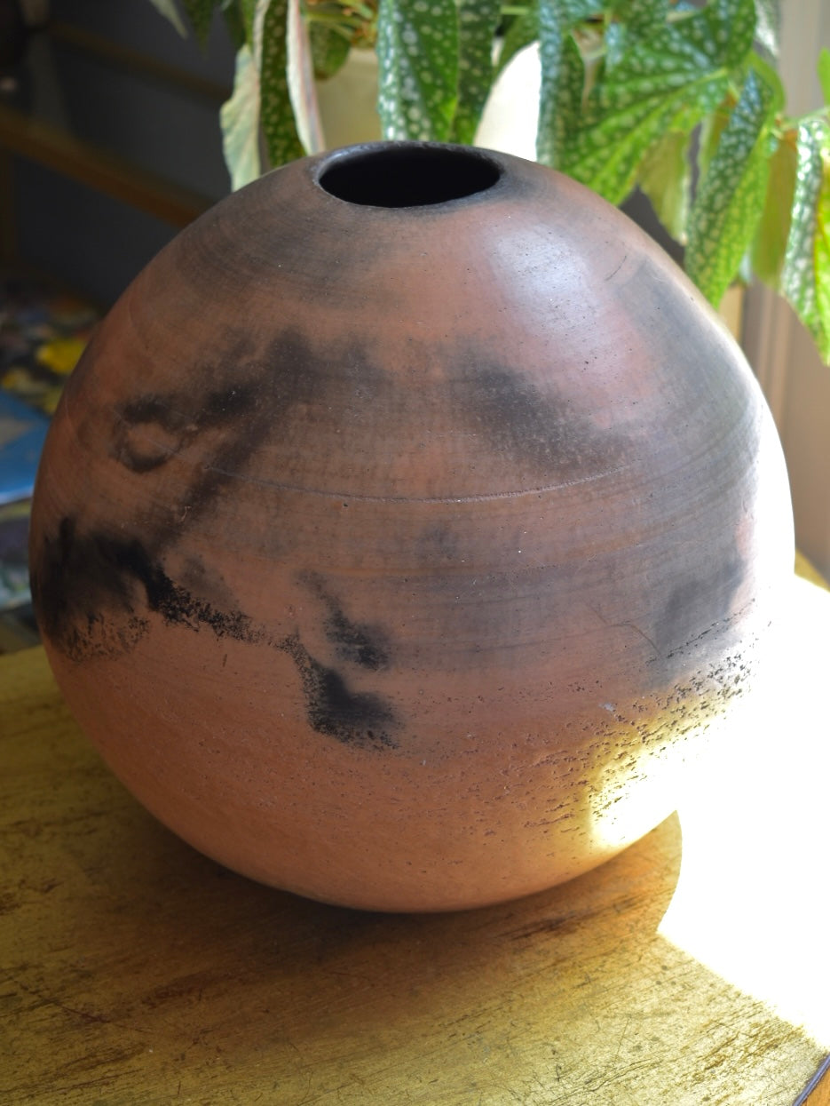 Raku Vase