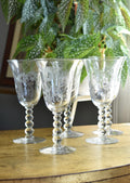 Etched Goblets -  Set of 12
