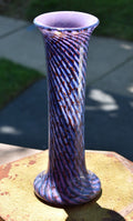 Purple Hand-blown Vase