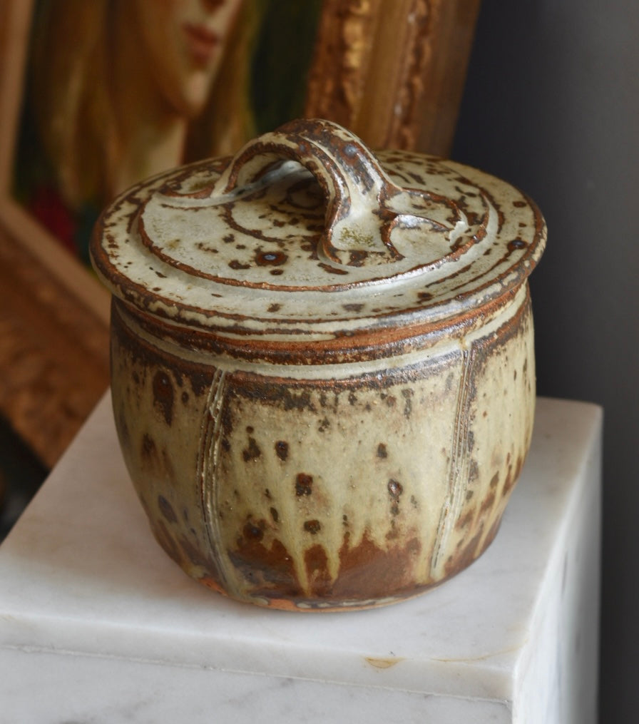 Handmade Lidded Honey Jar