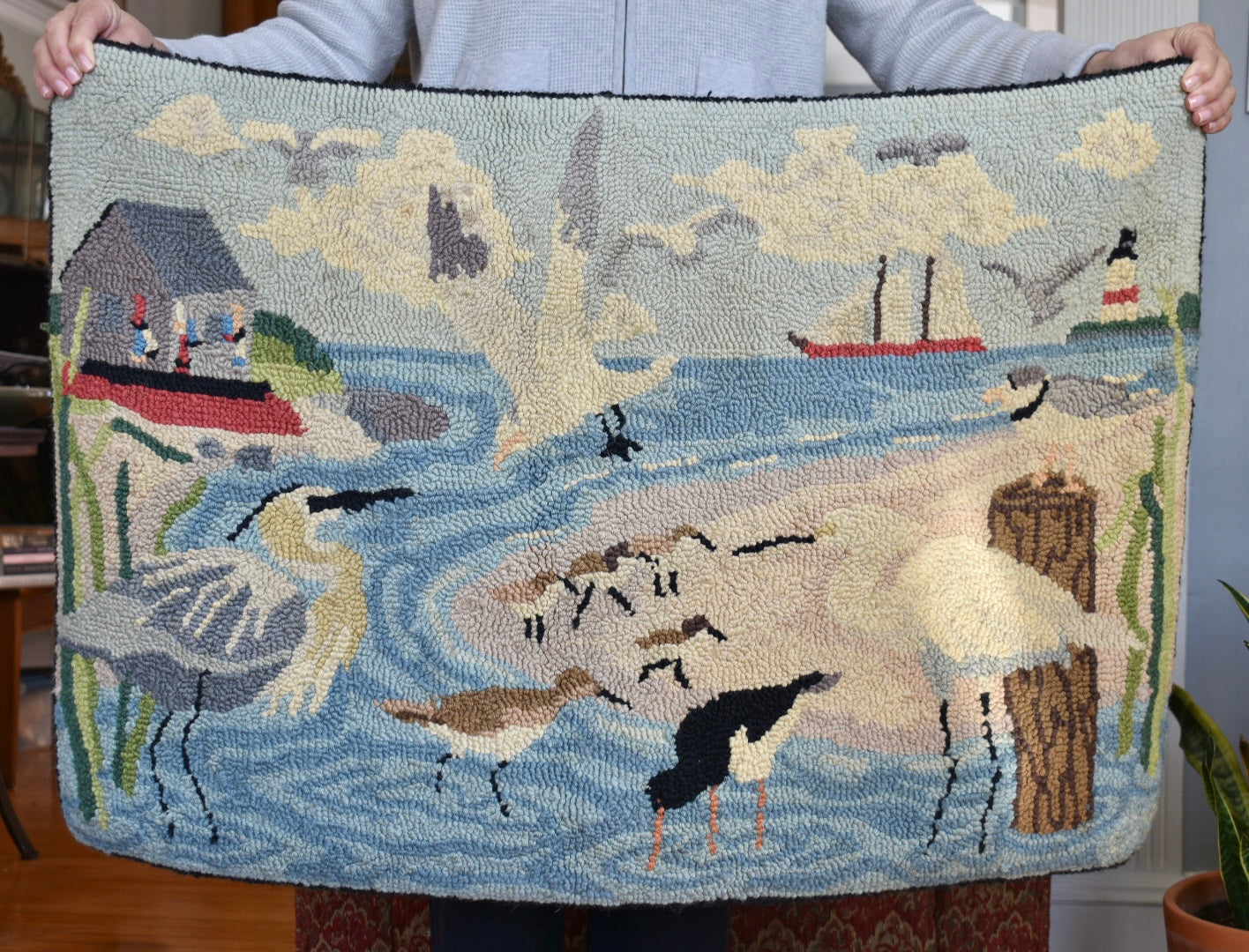 Claire Murray Hooked Rug