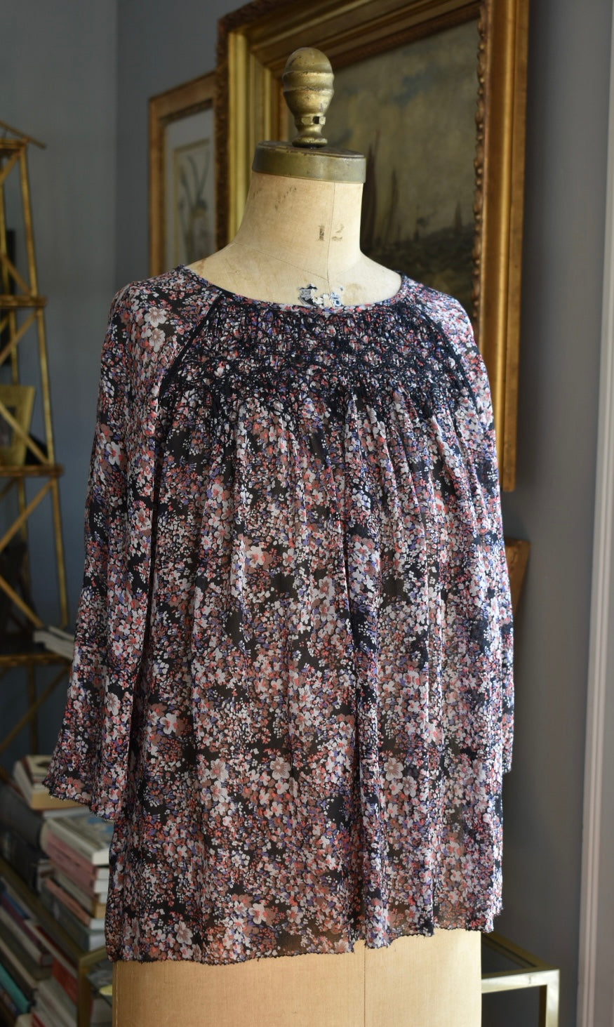 Ulla Johnson Floral Silk Blouse