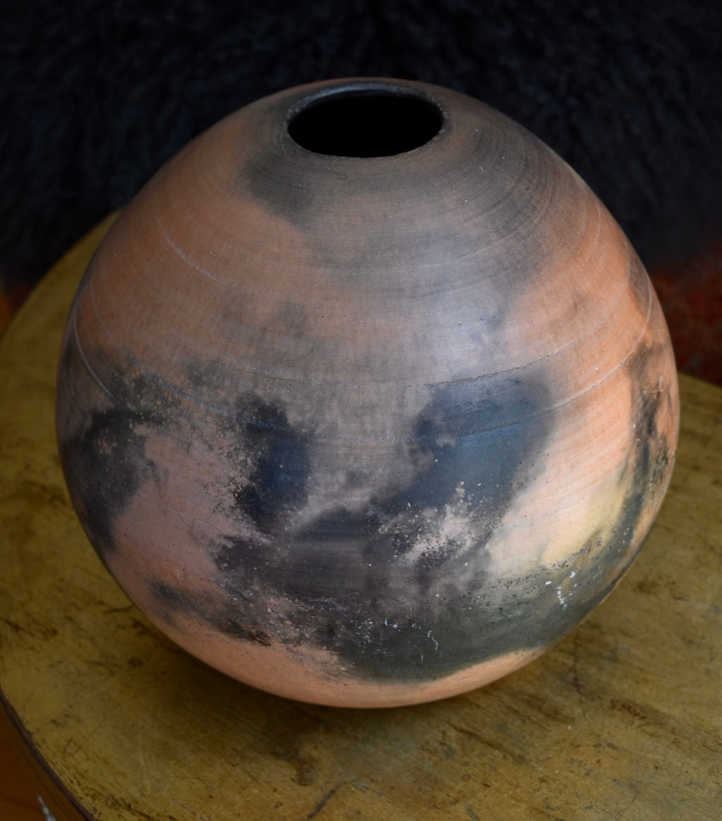 Raku Vase